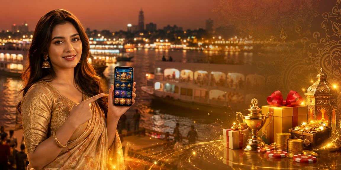 ঢাকার রাতের ক্যাসিনো মার্কেটে মোবাইল থেকে খেলছেন ব্যবহারকারী